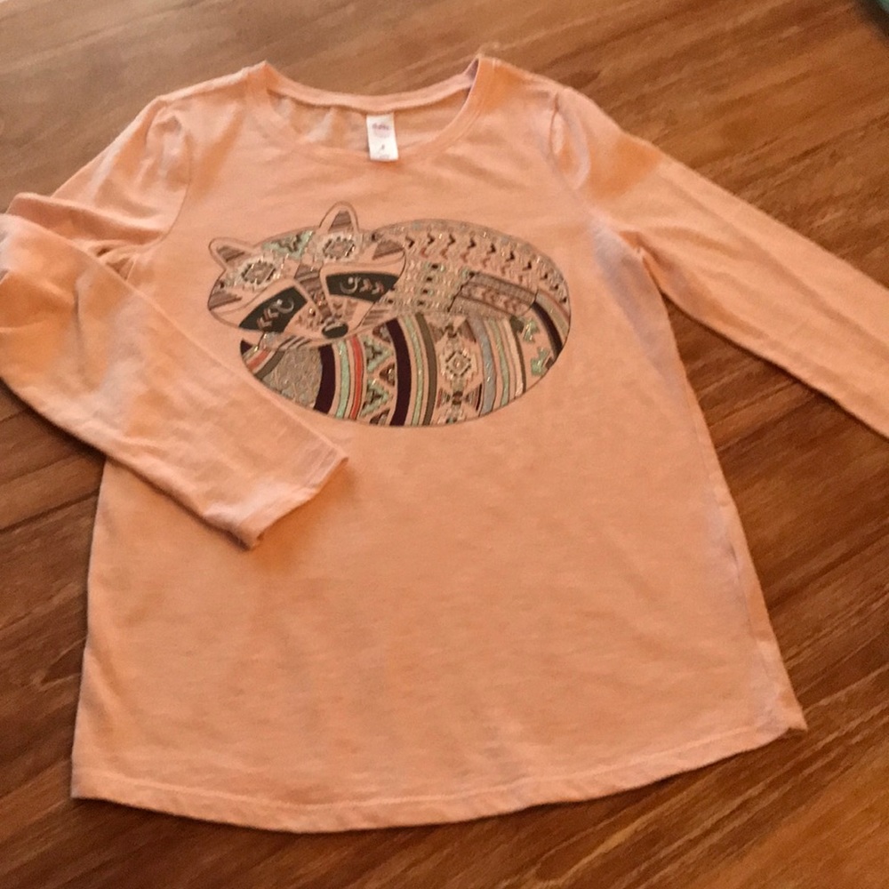5 for $20🦋Justice 8 pink sparkly fox long sleeve